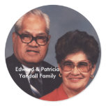 Edward & Patricia Yandall Family Stickers