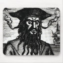 Edward Teach Portrait mousepads
