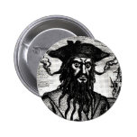 Edward Teach Portrait Pin