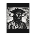 Edward Teach Portrait postcards