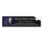 Edward (Ted) Kennedy - In Memorium bumper stickers