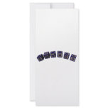 Edward Toy blocks in blue. rack cards