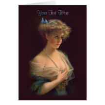 Edwardian Beauty Greeting Cards