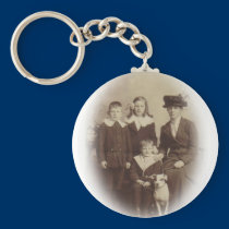 Edwardian Family Photo keychains