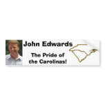 Edwards8, carolinas, John Edwards, The Pride of... bumper stickers