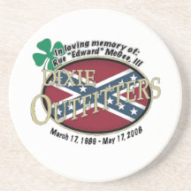 Edward's Dixie Outfitters memorial coasters