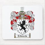 EDWARDS FAMILY CREST -  EDWARDS COAT OF ARMS mousepads