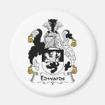 Edwards Family Crest Magnets