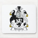 Edwards Family Crest Mouse Pads