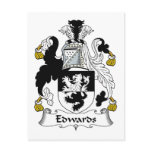Edwards Family Crest postcards