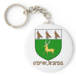 Edwards Family Shield Keychain