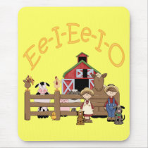 Ee I Ee I O on the Farm Mouse Mats