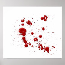 Eeew, is that blood on your posters