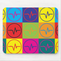 EEG Pop Art Mouse Pad