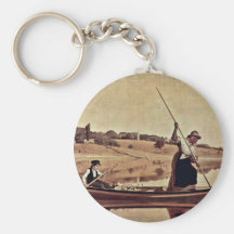 Eels In Setauket By Mount William Sidney Keychains