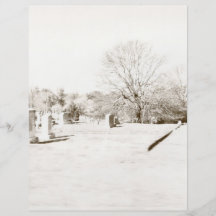 Eerie Cemetery Full Color Flyer