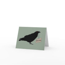 Eerie Raven Note Card