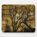 eerie trees mouse pad