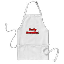 eerily beautiful aprons