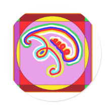 EEYAWA - Karuna Reiki by Navin Joshi Round Stickers