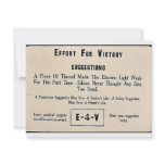Effort For Victory Suggestions Custom Invitations