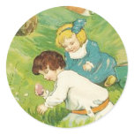 Egg Hunt Round Stickers