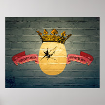 Egg King Graffiti poster