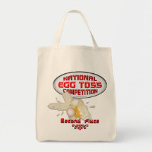 Egg Toss Second Place Tote Bags