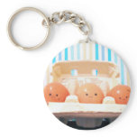 Egg Trio keychains