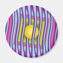 Egg Yolk Refrigerator Magnets