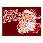 Eggnog Gives You Flatulence Postcards