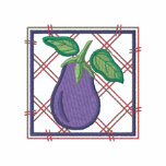 Eggplant embroidered shirts