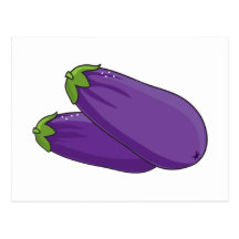 Eggplant Post Card