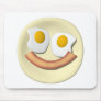 Eggs and bacon smiley face .