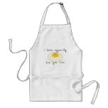 Eggsactly How You Feel aprons