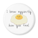 Eggsactly How You Feel magnets