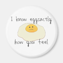 Eggsactly How You Feel Magnets