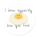 Eggsactly How You Feel stickers