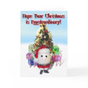 Eggstrordinary Santa Christmas Egg cards