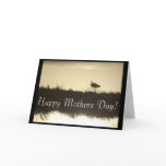 Egret Mothers Day Card