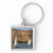 Egypt, Aswan, Nile River, Felucca sailboats,
