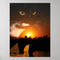 egypt cat god print