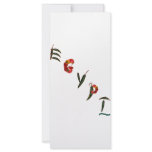 Egypt Chilli Peppers rack cards