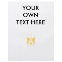 Egypt Crest Flag Custom Flyer