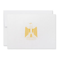 Egypt Crest Flag Personalized Invitation