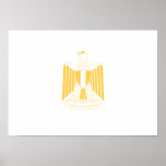 Egypt Crest Flag posters