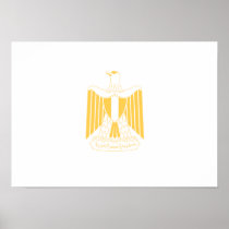 Egypt Crest Flag Print