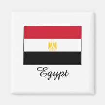 Egypt Flag Design Fridge Magnet