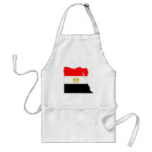 Egypt flag map aprons