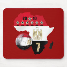 Egypt flag Map of Africa 2010 winners gear Mouse Pads